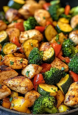 Healthy Chicken and Vegetables Skillet