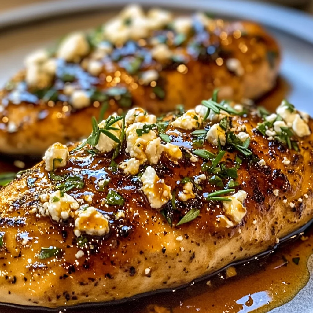 Hot Honey Infused Feta Chicken