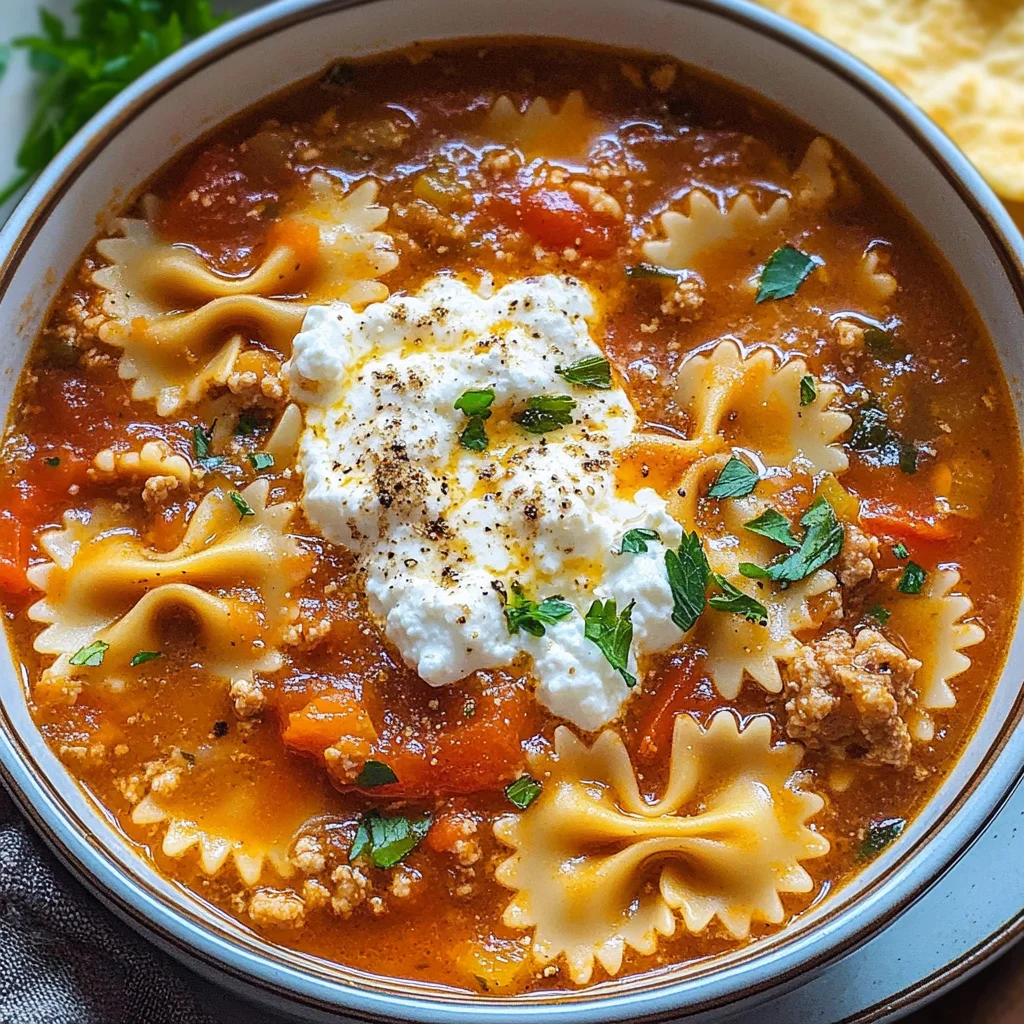 Lasagna Soup