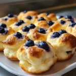 Magical Cottage Cheese Blueberry Cloud Bread Recipe