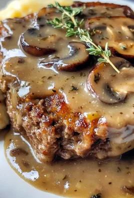 Meatloaf with Mushroom Gravy