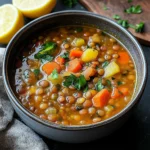 Mediterranean Lentil Soup