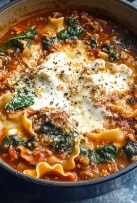Mouthwatering One Pot Lasagna Soup - Alrightwithme