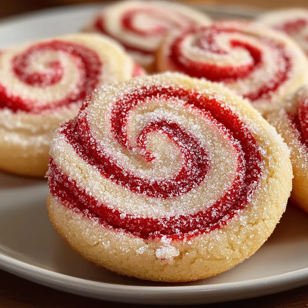 Peppermint Swirl Cookies