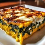 Pumpkin Spinach Polenta Casserole is a must-try dish!