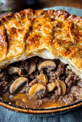 Savory Beef & Mushroom Pie