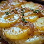 Savory French Onion Potato Bake