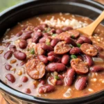 Slow Cooker Cajun Red Beans and Rice