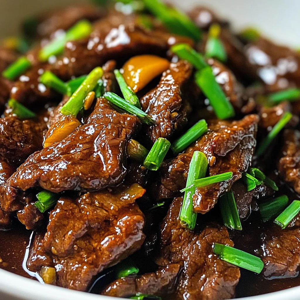 Slow Cooker Mongolian Beef