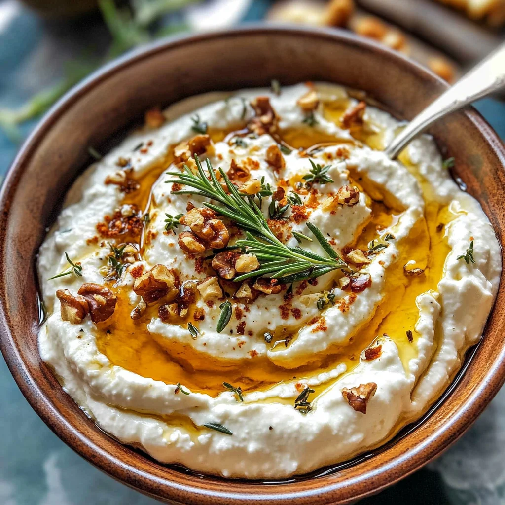 Spicy Ricotta Dip with Hot Honey