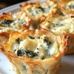 Spinach and Artichoke Dip Cups