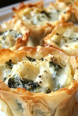 Spinach and Artichoke Dip Cups