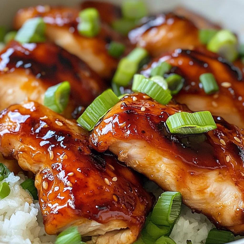 Sticky Honey Gochujang Chicken
