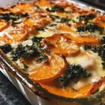 Sweet Potato Kale Gratin is a must-try comfort dish!