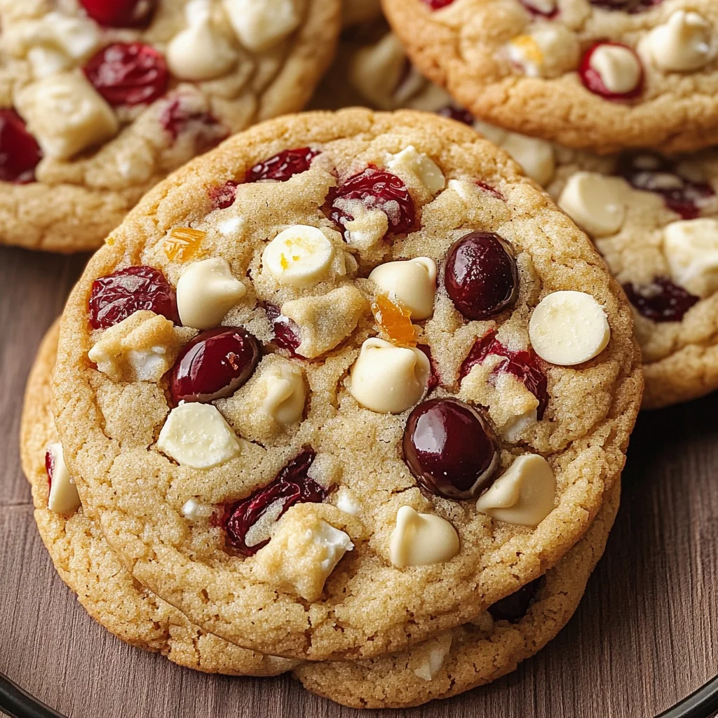 White Chocolate Cranberry Cookies
