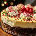 🎄 Christmas Sugar Cookie Cheesecake 🎄