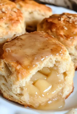 Apple Biscuits with Honey Butter Glaze
