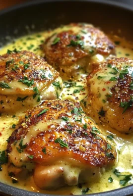 Bobby Flay Chicken Thighs with Creamy Garlic Sauce