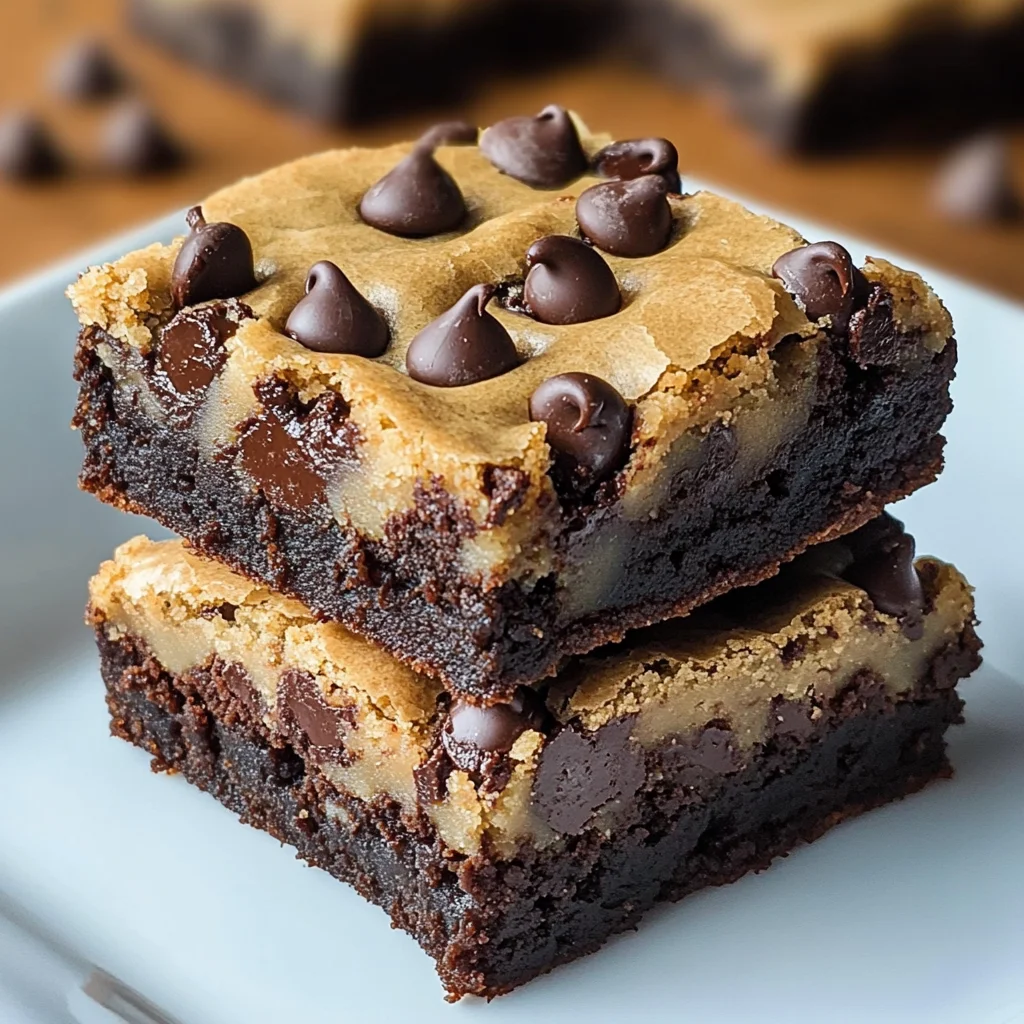 Chocolate Chip Cookie Brownies Recipe