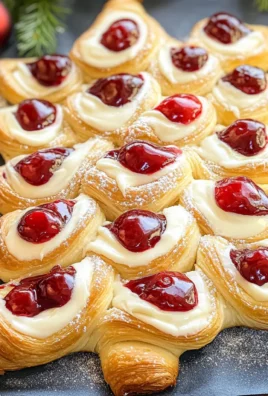 Christmas Tree Cream Cheese Danish