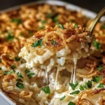 Comforting French Onion Chicken Rice Bake Your Family Will Love