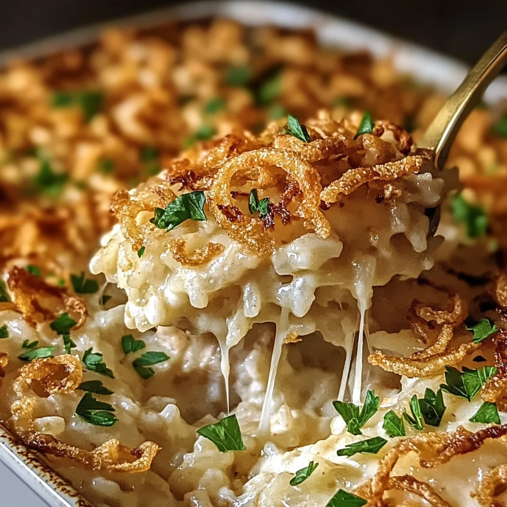 Comforting French Onion Chicken Rice Bake Your Family Will Love