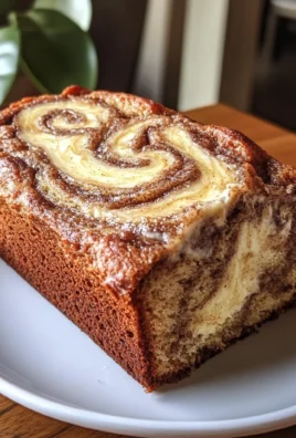 Cream Cheese Cinnamon Swirl Banana Bread