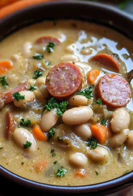 Creamy Bean Soup with Kielbasa