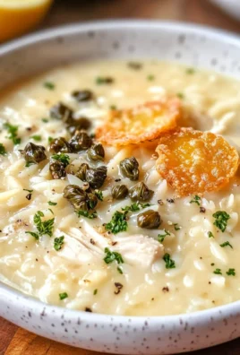 Creamy Lemon Chicken Orzo Soup