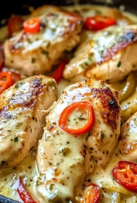 Creamy Pepperoncini Chicken Skillet Recipe - Quick & Easy