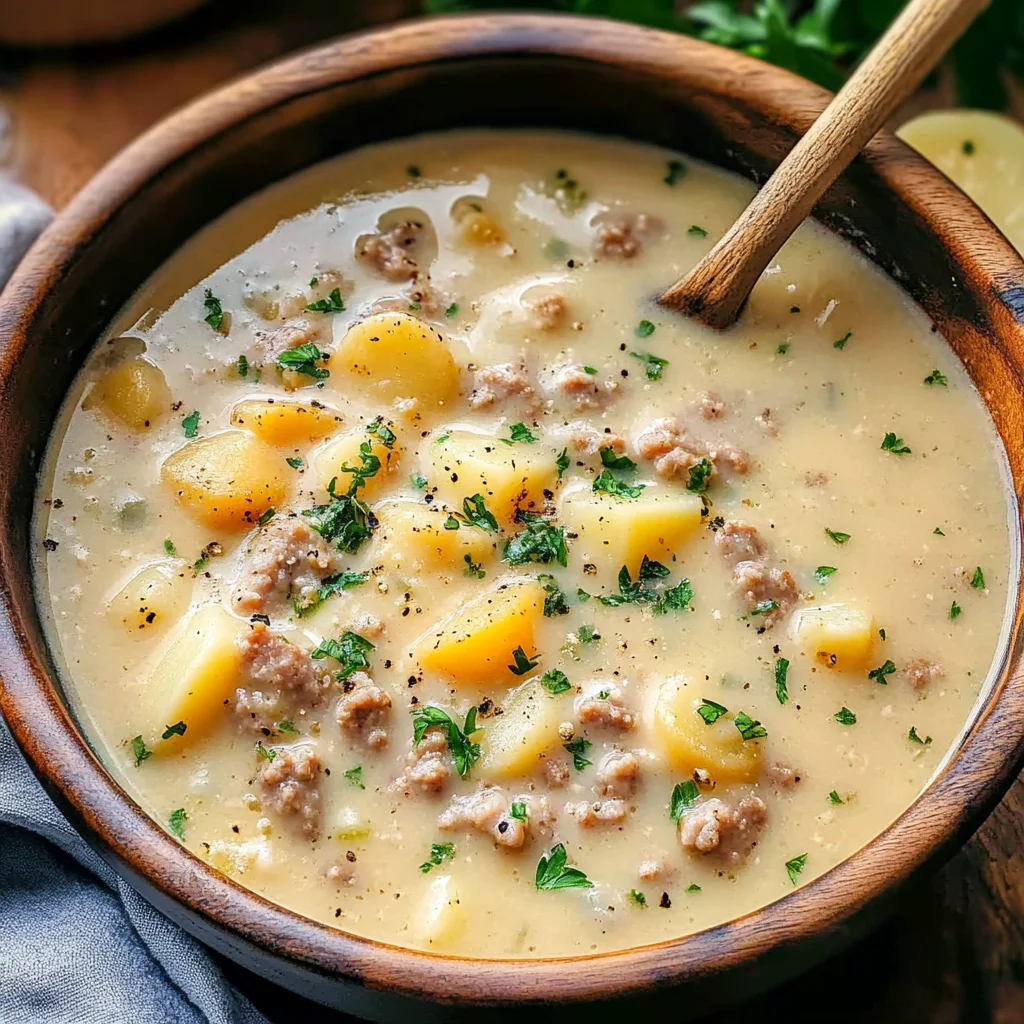 Creamy Sausage Potato Soup for Cozy Family Nights