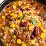 Crock Pot Taco Rice Soup Recipe