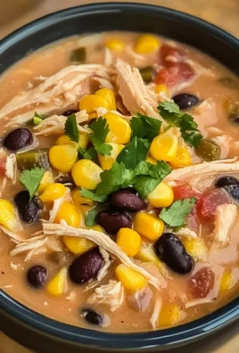 Crockpot Creamy Chicken Taco Soup Recipe