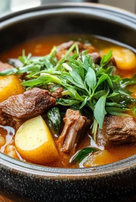 Gamjatang (beef Bone Soup)
