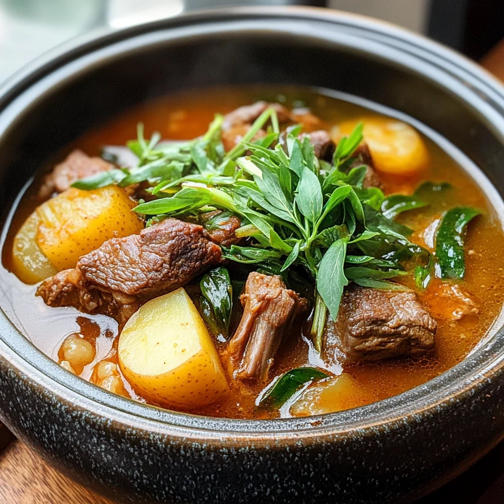 Gamjatang (beef Bone Soup)