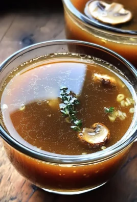Ginger Garlic Mushroom Broth