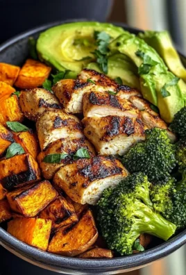 Grilled Chicken Veggie Bowl with Avocado