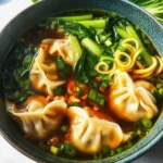 Gyoza Soup (Japanese Dumpling Soup)