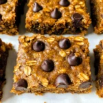 Healthy Pumpkin Oatmeal Bars