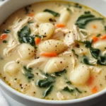 Homemade Olive Garden Chicken Gnocchi Soup Recipe