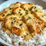 How to Make Creamy Smothered Chicken and Rice – Easy Dinner Idea