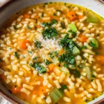 Italian Pastina Soup (Simple Vegetable Soup in 25 Minutes)