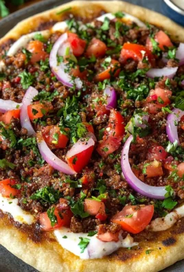 Lamb Lahmacun (Turkish Pizza)