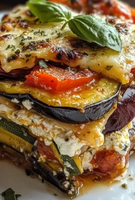 Layered Mediterranean Vegetable Lasagna with Creamy Ricotta