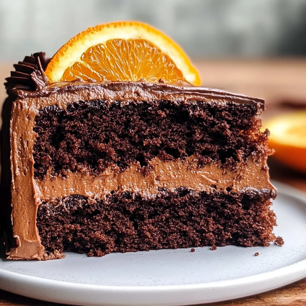 Moist Chocolate Orange Cake