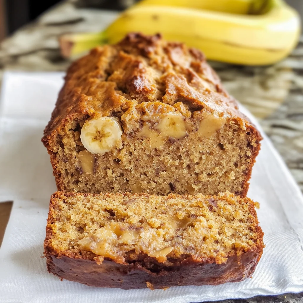 Peanut Butter Banana Bread