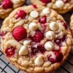 Raspberry White Chocolate Cookies