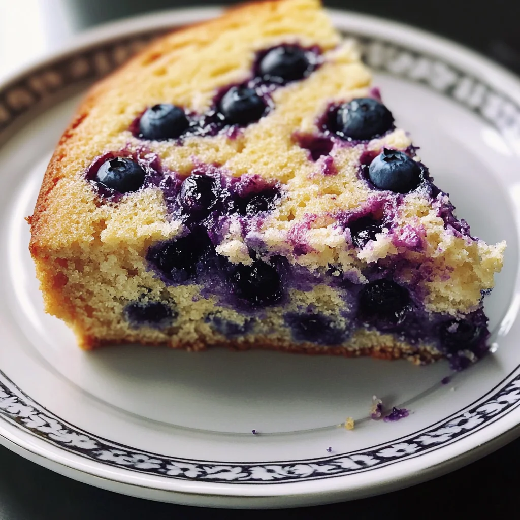 Simple Blueberry Yogurt Cake - Alrightwithme