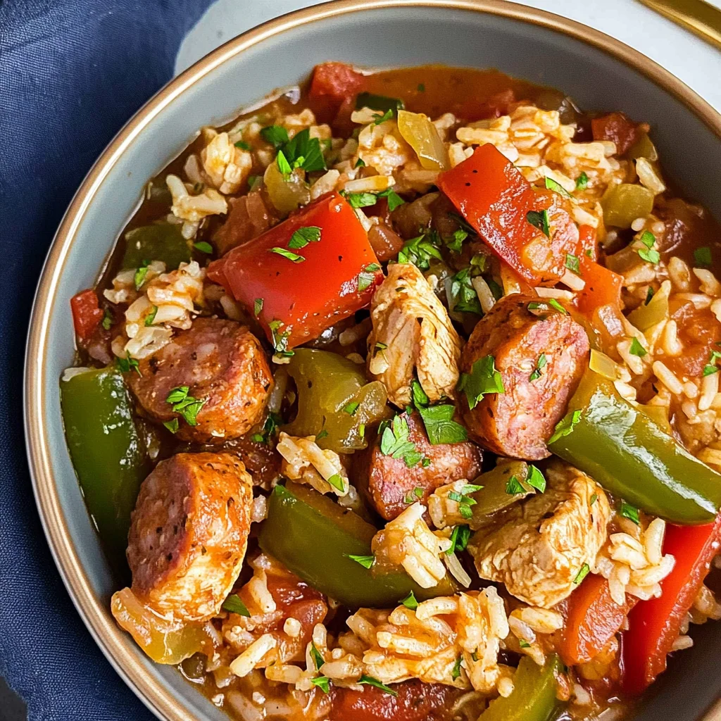 Slow Cooker Chicken Jambalaya