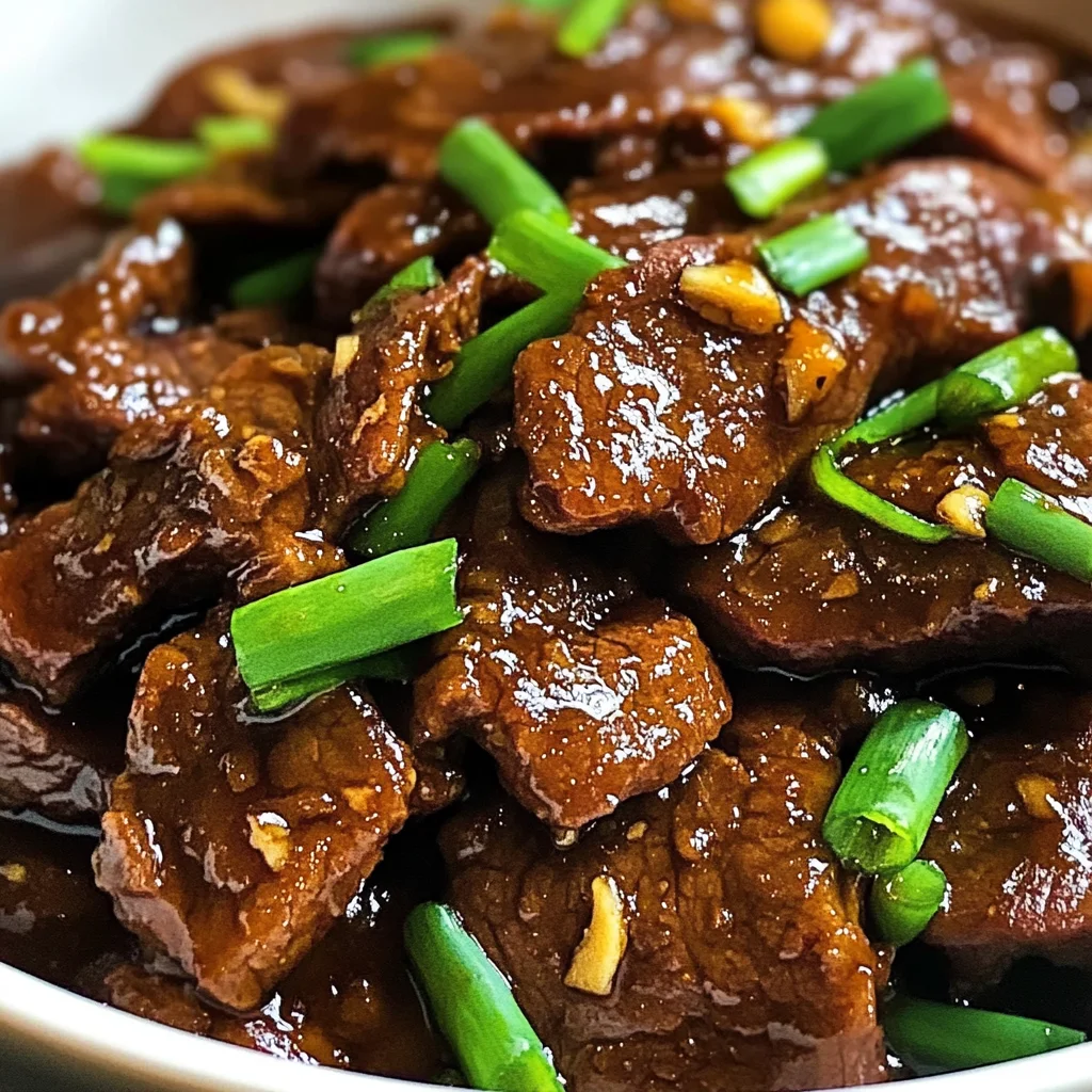 Slow Cooker Mongolian Beef